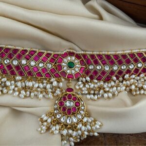 Jadau kemp knit choker | Bridal | High neck