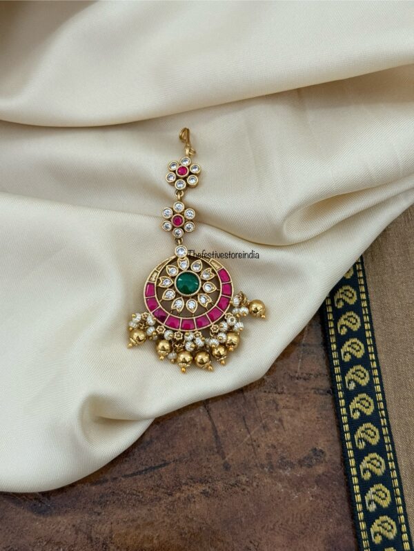 Classic Jadau maangtikka | Wedding | Bridesmaid