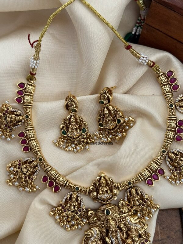 Lakshmi bottu kanti necklace set | Bridal