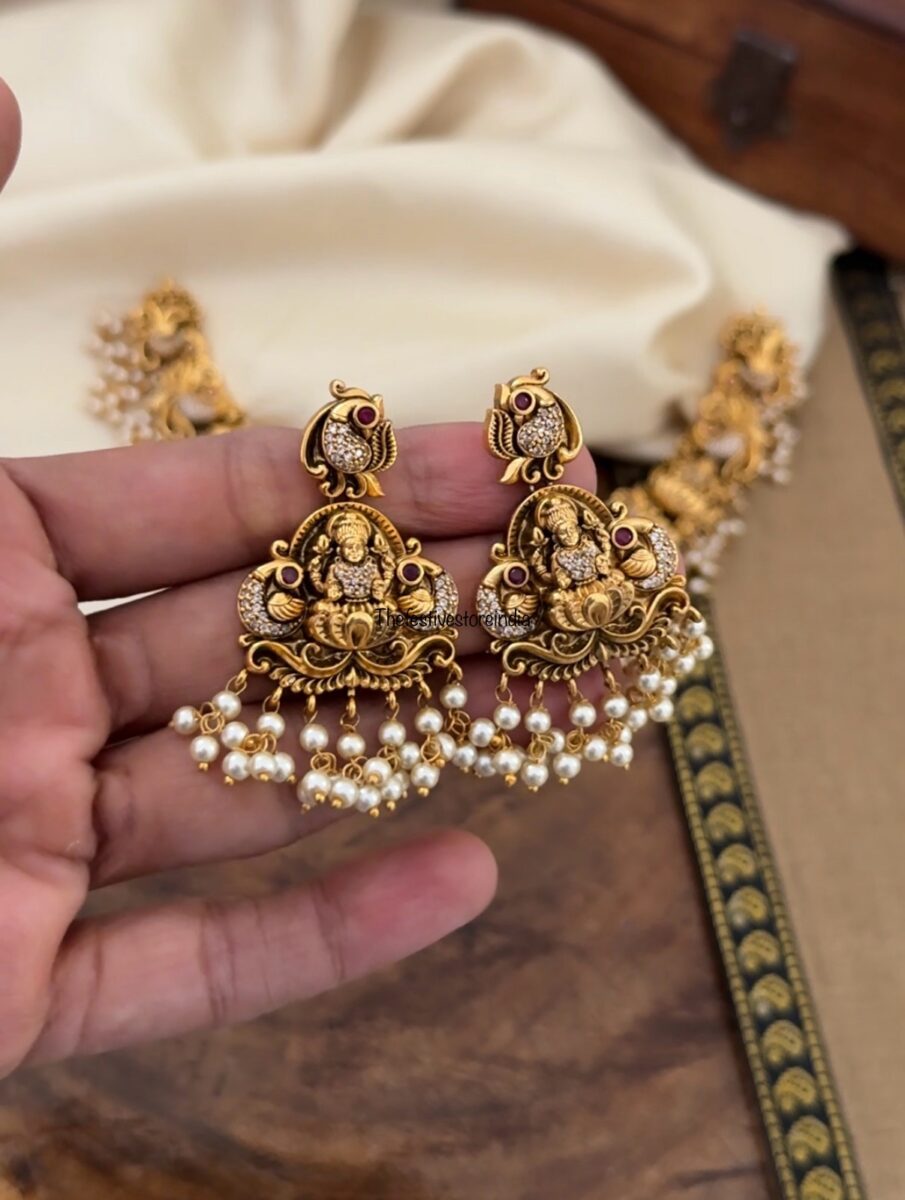 Lakshmi Nakshi necklace set | Bridal