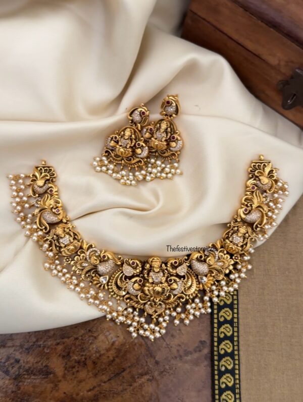 Lakshmi Nakshi necklace set | Bridal