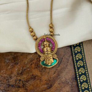 Kathakali pendant chain
