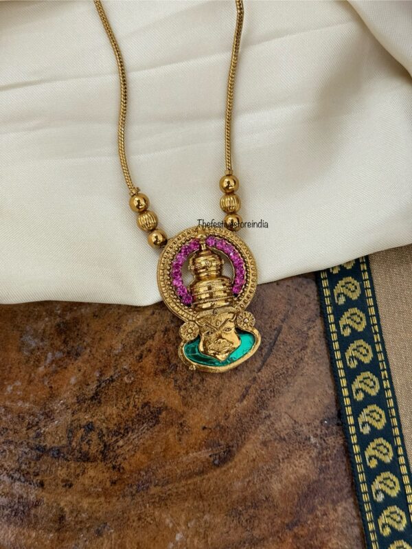 Kathakali pendant chain