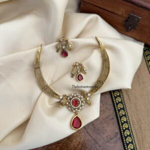 Designer kanti set - Ruby