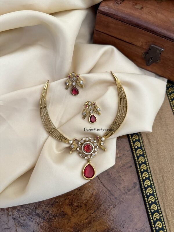 Designer kanti set - Ruby