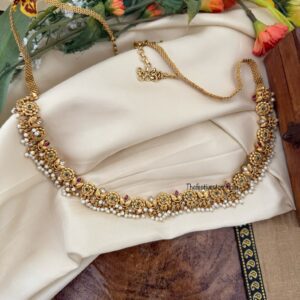Matte gold pearls non idol hip / waist chain