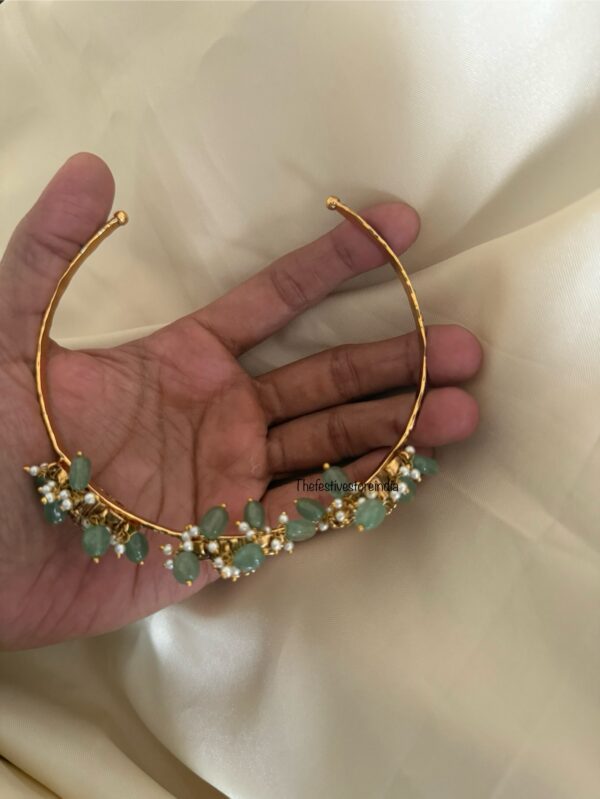 Stiff Nakshi lakshmi choker - High neck