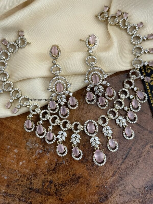 Diamond droplets set - Pink