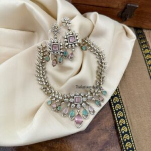 Pastel diamonds set - Pink and Mint