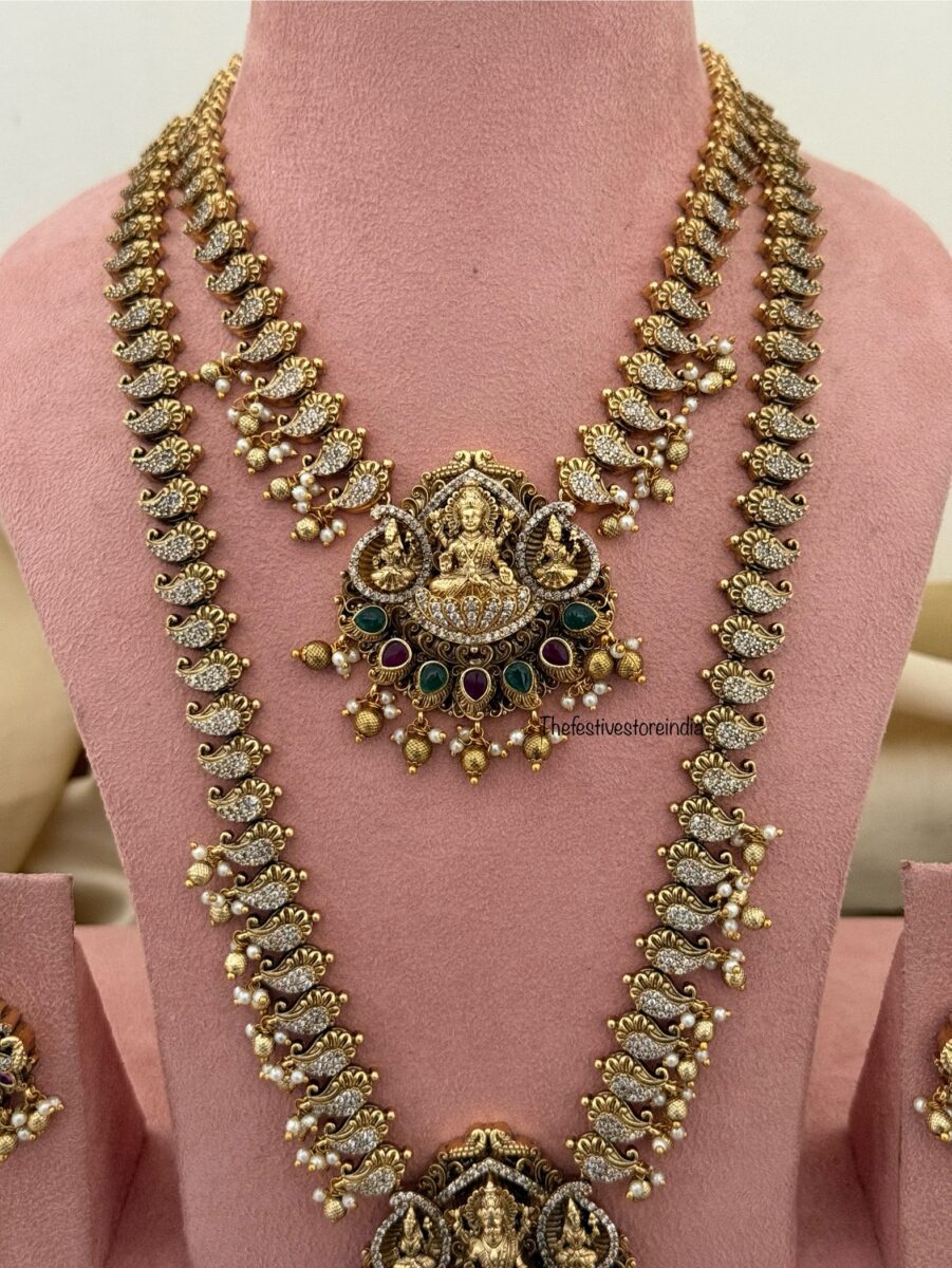Nakshi Lakshmi Bridal set | Temple Jewelry