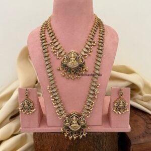 Nakshi Lakshmi Bridal set | Temple Jewelry