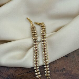 Classic straight ear chain | maatil | Bridal | Champasaralu
