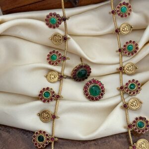 Budgeted Lakshmi kemp bottu kaasu haaram set