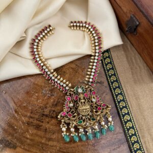 Classic jadau lakshmi necklace