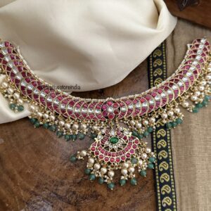 Close knit Jadau necklace - Aditi rao inspired