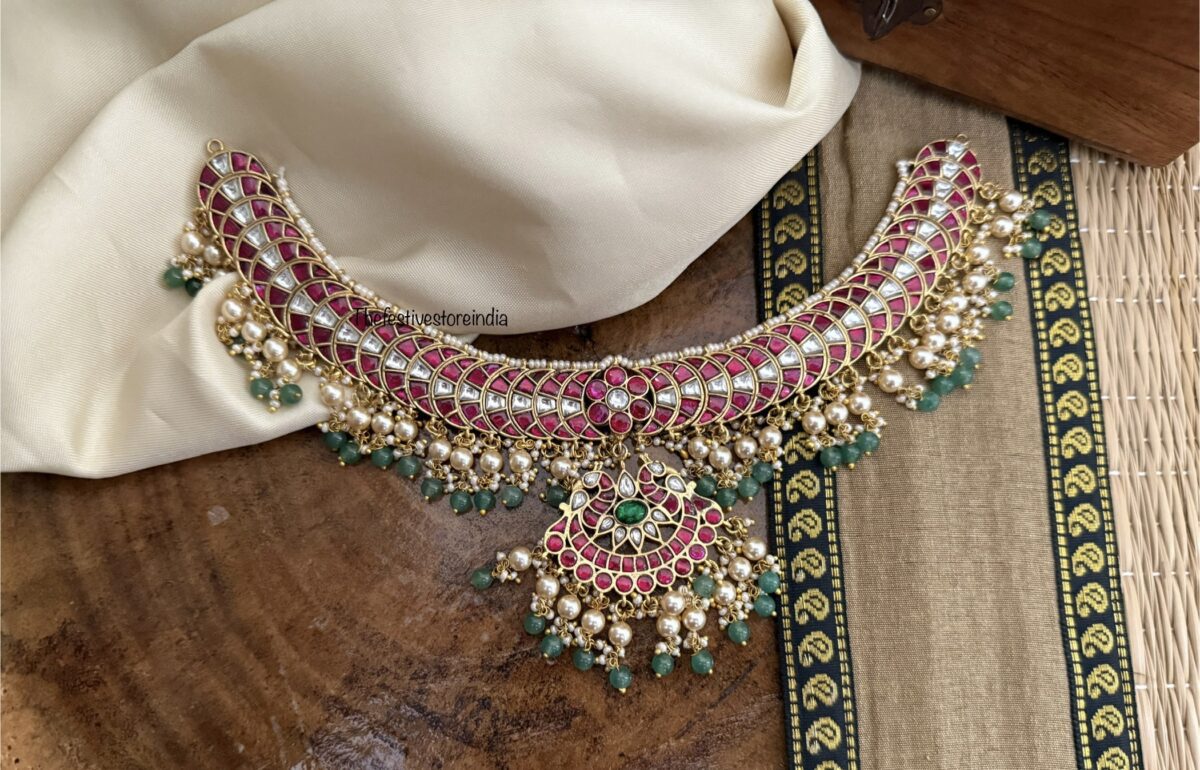 Close knit Jadau necklace - Aditi rao inspired