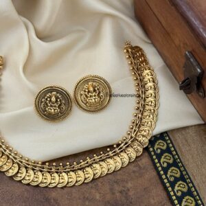 Lakshmi kaasu necklace set
