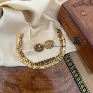 Lakshmi kaasu necklace set