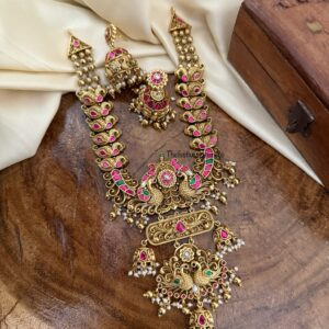 Grand Jadau stones premium navilu necklace set