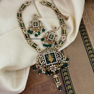 30cms green stone Dasavatharam set