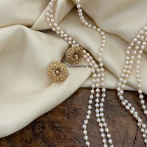Simple pearls chain set - 50cms