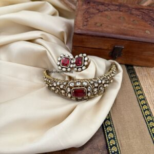 Kundan RUBY choker set