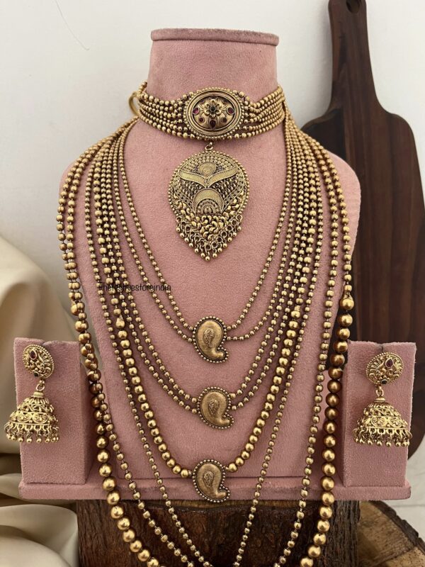 Rashmika Mandanna inspired Bridal set | Temple Jewelry