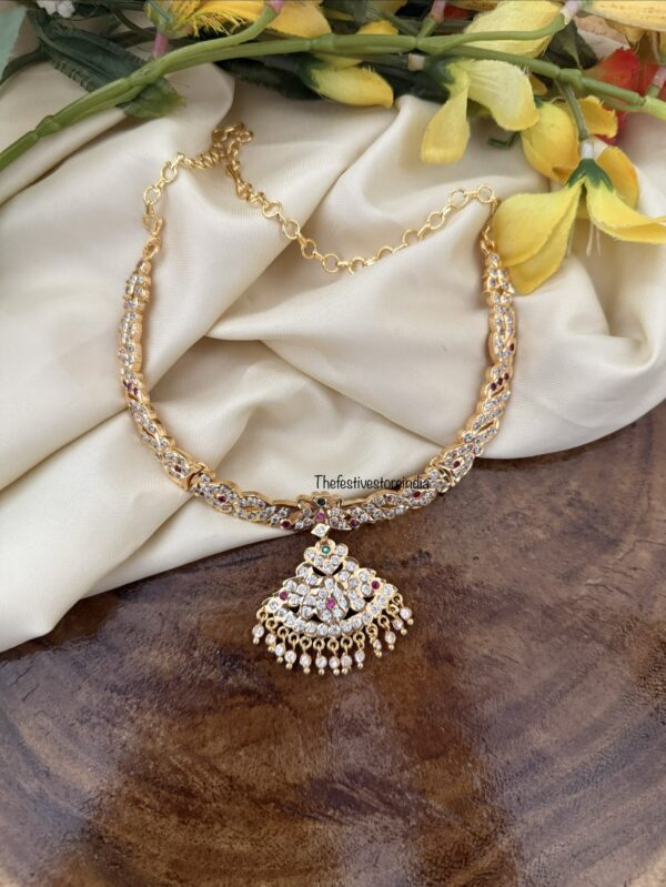 Gatti white stones panchaloha / Impon attigai