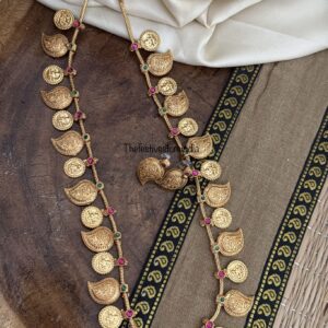 Budgeted Mango Lakshmi haaram set