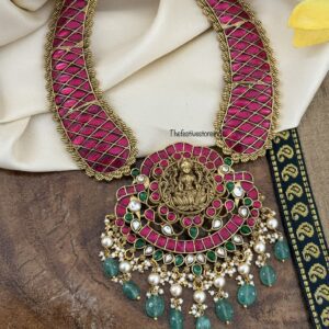 Jadau Lakshmi knit kanti