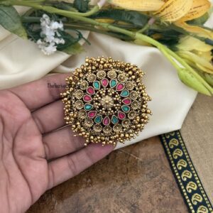 Budgeted Cluster gold pearls Hair / Bun pin