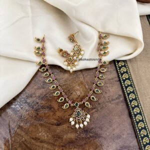 Kids friendly Kerala palakka necklace set