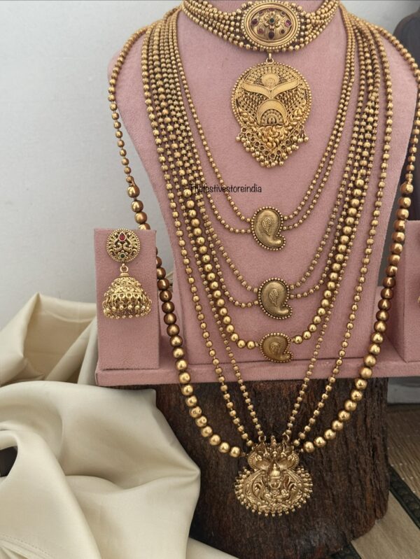 Rashmika Mandanna inspired Bridal set | Temple Jewelry