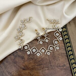 Designer diamonds necklace set