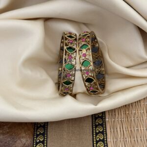 Set of 2 antique polish palakka bangles | Bridal | Bridesmaid