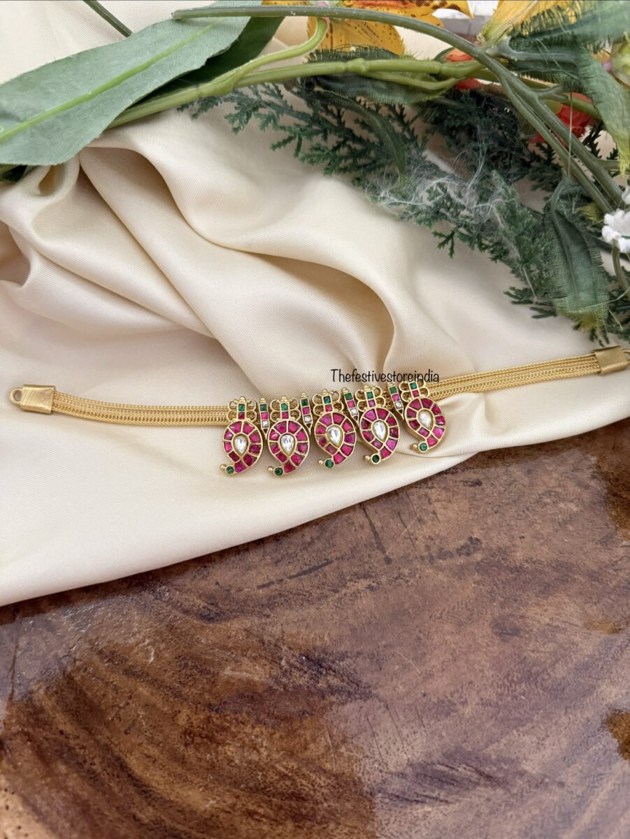 Jadau Simple Mango choker