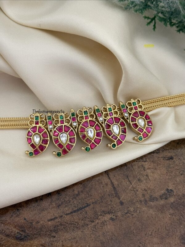 Jadau Simple Mango choker