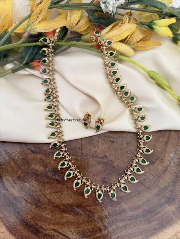 Antique polish palakka Haaram set | Kerala style