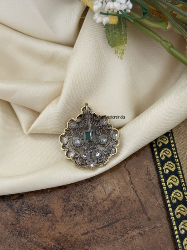 Victorian pendant - Dark / Black polish