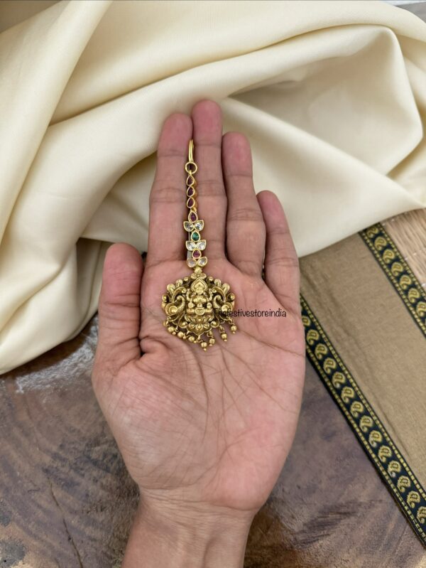 Lakshmi gold drops maangtikka