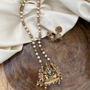 Pearls Ganesha haaram set