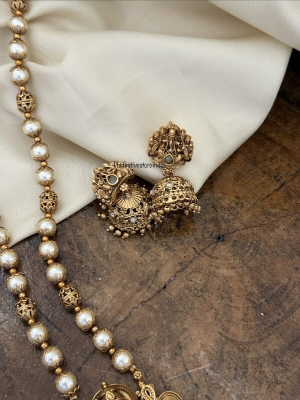 Pearls Ganesha haaram set