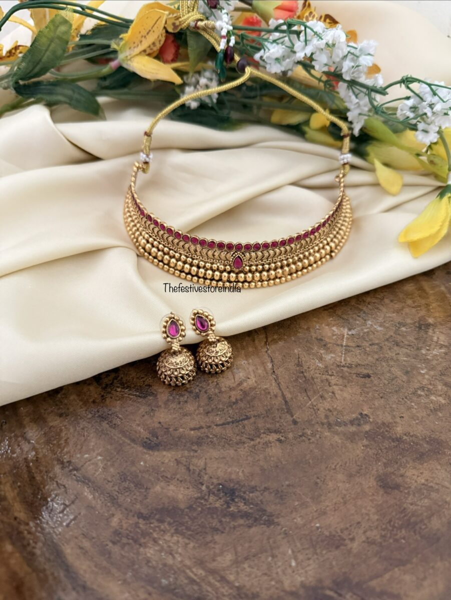 Vajratik set - Rubyrose stone