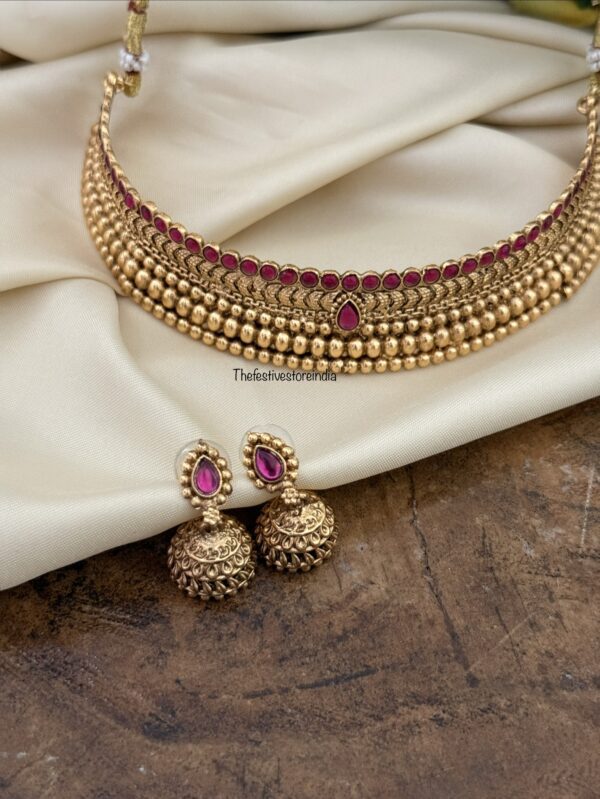 Vajratik set - Rubyrose stone