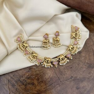 Elephant Pink necklace set