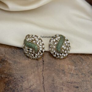 Classic CZ studs - Green