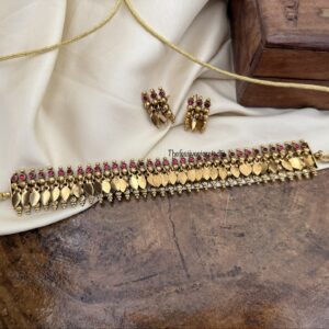 Antique polish Elakkathali choker set | Kerala style