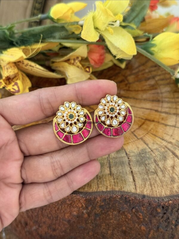Jadau studs | Simple
