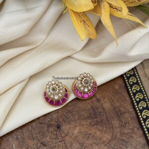 Jadau studs | Simple