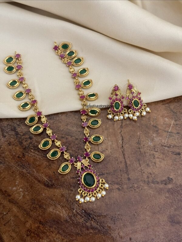 Kids friendly palakka necklace set | Kerala style